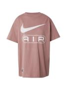 Nike Sportswear Oversized bluse 'Air'  lysviolet / hvid