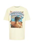 MT Upscale Bluser & t-shirts 'Days Before Summer'  lyseblå / brun / pastelgul / hvid