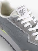 Scalpers Sneaker low 'Paul'  grå / taupe / neongrøn / hvid