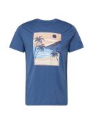 WESTMARK LONDON Bluser & t-shirts 'View Palm'  blue denim / lyseblå / pudder / hvid