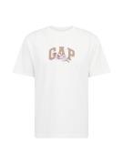 GAP Bluser & t-shirts 'SAKURA'  brun / lys pink / offwhite