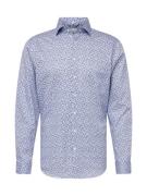 SEIDENSTICKER Skjorte 'New Kent'  marin / lyseblå / hvid