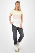 Alife and Kickin Shirts 'CoriAK'  pastelgul / pastelpink / hvid