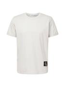 Calvin Klein Jeans Bluser & t-shirts  lysegrå / sort / hvid