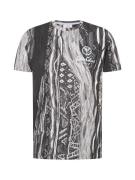 Carlo Colucci Bluser & t-shirts  grå / sort-meleret / hvid