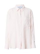 TOMMY HILFIGER Bluse  marin / rosé / mørkerød / hvid