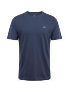 HOLLISTER Bluser & t-shirts  mørkeblå / hvid