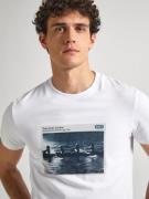 Pepe Jeans Bluser & t-shirts 'CIEL'  marin / hvid