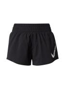 NIKE Sportsbukser 'ONE SWSH'  sort / hvid