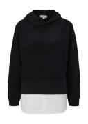 s.Oliver Sweatshirt  sort / hvid