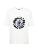 HUGO Bluser & t-shirts 'Nune'  lilla / sort / hvid