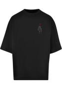 Merchcode Bluser & t-shirts 'K Heart'  rød / sort / hvid