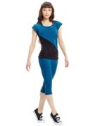 Winshape Funktionsbluse 'AET109LS'  cyanblå / sort