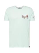 BRAVE SOUL Bluser & t-shirts 'BERETTA'  mørkeblå / mint / lyserød / hvid