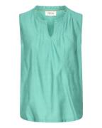 Cream Bluse 'Liselin'  aqua