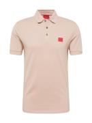 HUGO Bluser & t-shirts 'Dereso232'  champagne / rød / sort