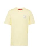HUGO Bluser & t-shirts 'Detzington241'  lysegul / grå / hvid
