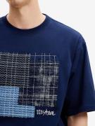 Desigual Bluser & t-shirts  blå / mørkeblå / sort / hvid