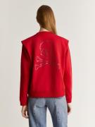 Scalpers Sweatshirt  rød / sølv