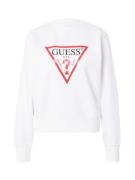 GUESS Sweatshirt  rød / sort / hvid