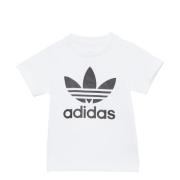 ADIDAS ORIGINALS Shirts 'Trefoil'  sort / hvid