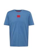 HUGO Bluser & t-shirts 'Diragolino212'  blue denim / rød / sort