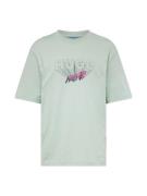 HUGO Bluser & t-shirts 'Nassome'  mint / brombær / neonpink / sort