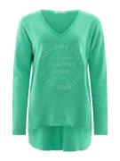 Zwillingsherz Sweatshirt 'Positive Mind'  mint