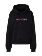 GUESS JEANS Sweatshirt 'AMERICAN'  rød / sort / hvid