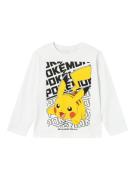 NAME IT Shirts 'NKMAmas Pokemon'  gul / rød / sort / hvid