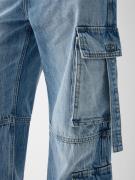 Bershka Cargojeans  blue denim