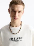 Pull&Bear Bluser & t-shirts  beige / sort / hvid