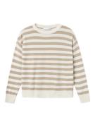 NAME IT Pullover  chamois / hvid