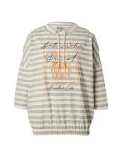 Soccx Sweatshirt  elfenben / mørkebeige / orange / sort