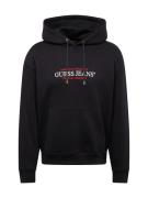 GUESS JEANS Sweatshirt  rød / sort / hvid