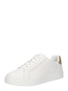 TOMMY HILFIGER Sneaker low 'ESSENTIAL COURT'  guld / hvid