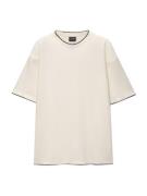 Pull&Bear Bluser & t-shirts  sort / naturhvid