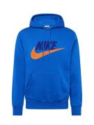 Nike Sportswear Sweatshirt 'CLUB'  blå / koboltblåt / mørkeorange