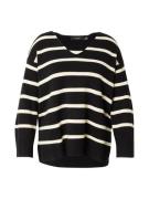 Vero Moda Curve Pullover 'VMCSaba'  sort / hvid