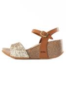 Bayton Sandaler 'Maya'  camel / guld