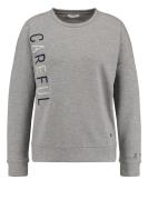 Key Largo Sweatshirt 'OBSERVE'  grå / sort / hvid