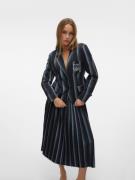 VERO MODA Blazer 'MORTICIA'  sølvgrå / lysegrå / sort