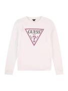 GUESS Sweatshirt  mørk pink / sort / offwhite