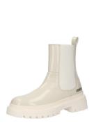 Love Moschino Chelsea Boots  elfenben