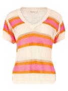 LolaLiza Pullover  lyseorange / lys pink / naturhvid