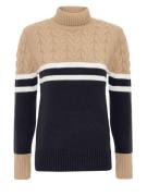 Jacey Quinn Pullover  brun / sort / hvid