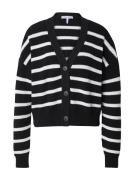 NU-IN Cardigan  sort / hvid