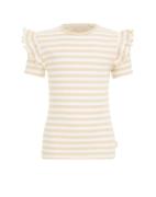 WE Fashion Bluser & t-shirts  beige / hvid