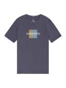 Jack & Jones Junior Shirts 'JORFREDERIKSBERG'  natblå / dueblå / khaki / hvid