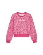 WE Fashion Sweatshirt  pink / sort / hvid